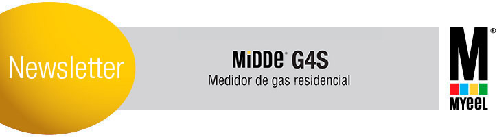 MIDDE G4S - Medidor de gas residencial