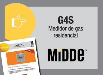 MIDDE G4S - Medidor de gas residencial