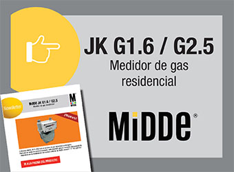MIDDE JK G1.6 / G2.5 - Residential Gas Meter