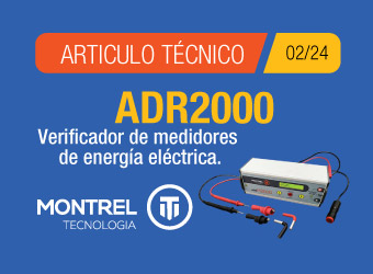 Artículo técnico 02/24 - ADR2000 Verificador de medidores de energía eléctrica.